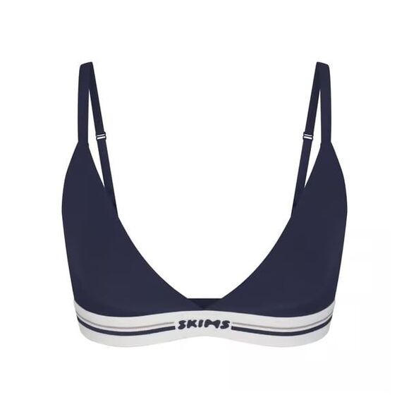 SKIMS Other - Skims Fits Everybody Logo Triangle Bralette Navy Size Large